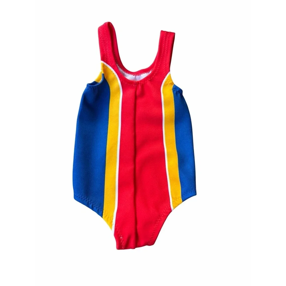 70s One-Piece Swimsuit Best Belly Flopper - 12 Months